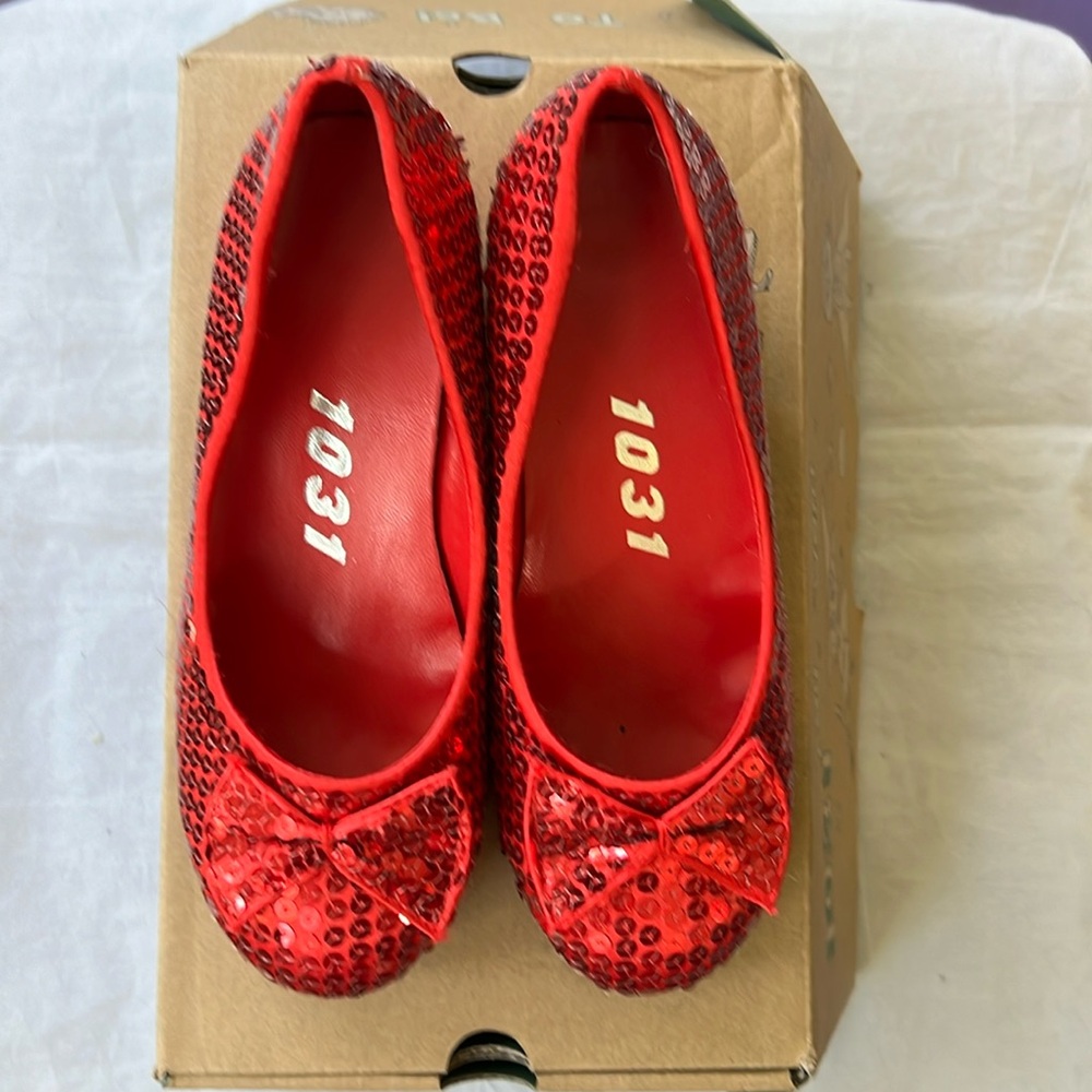 Ruby Red Slippers, Girls, Size 13/1